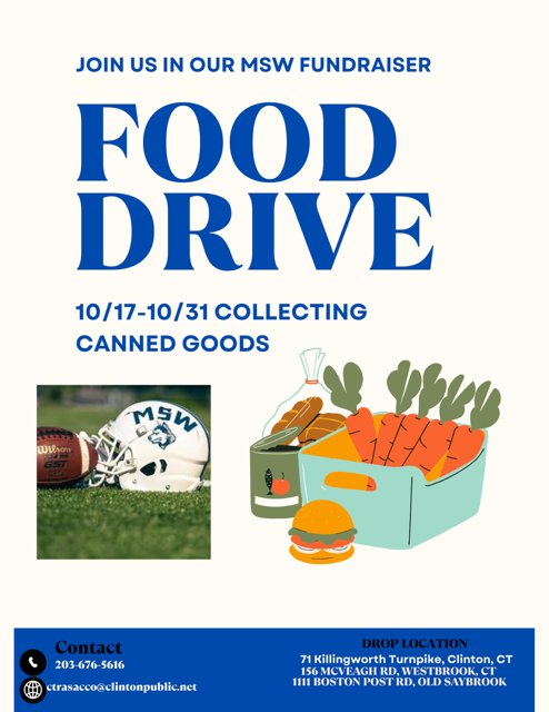 MSW Food Drive