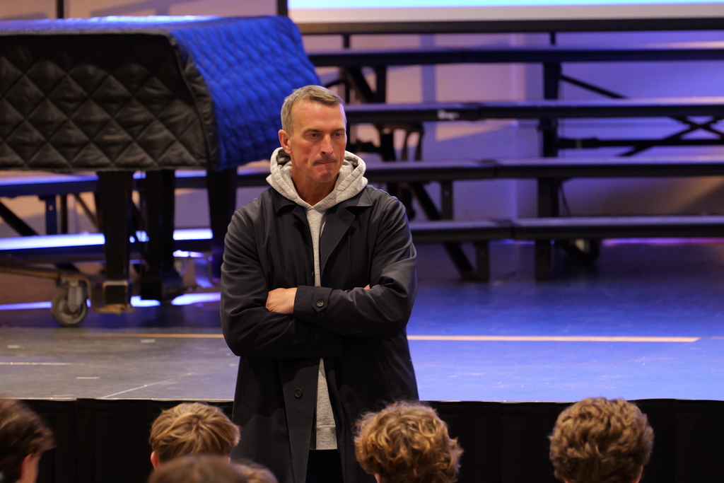 Chris Herren Speaking to OSHS and OSMS Students 2