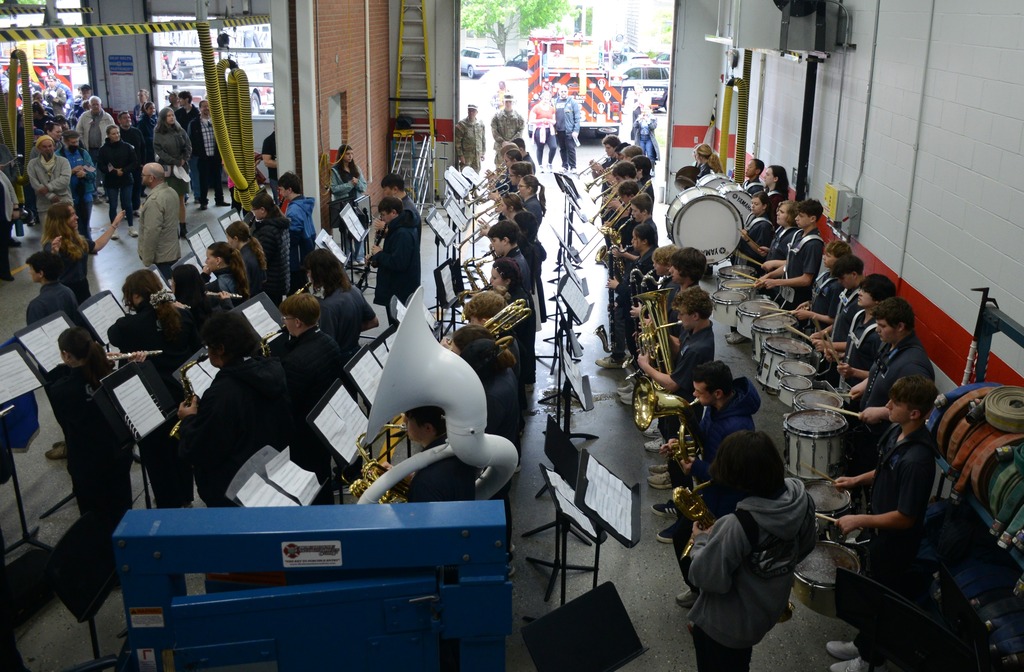OSHS Band performs at the Town Memorial Day Ceremony