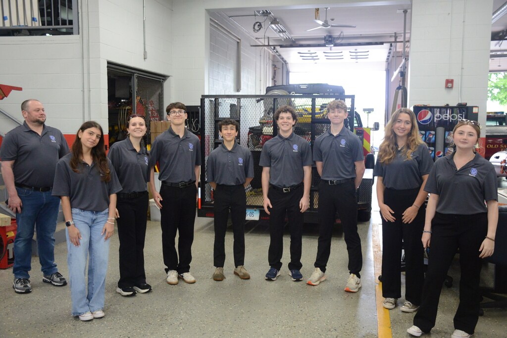 OSHS Choir performed the National Anthem at the town Memorial Day Ceremony