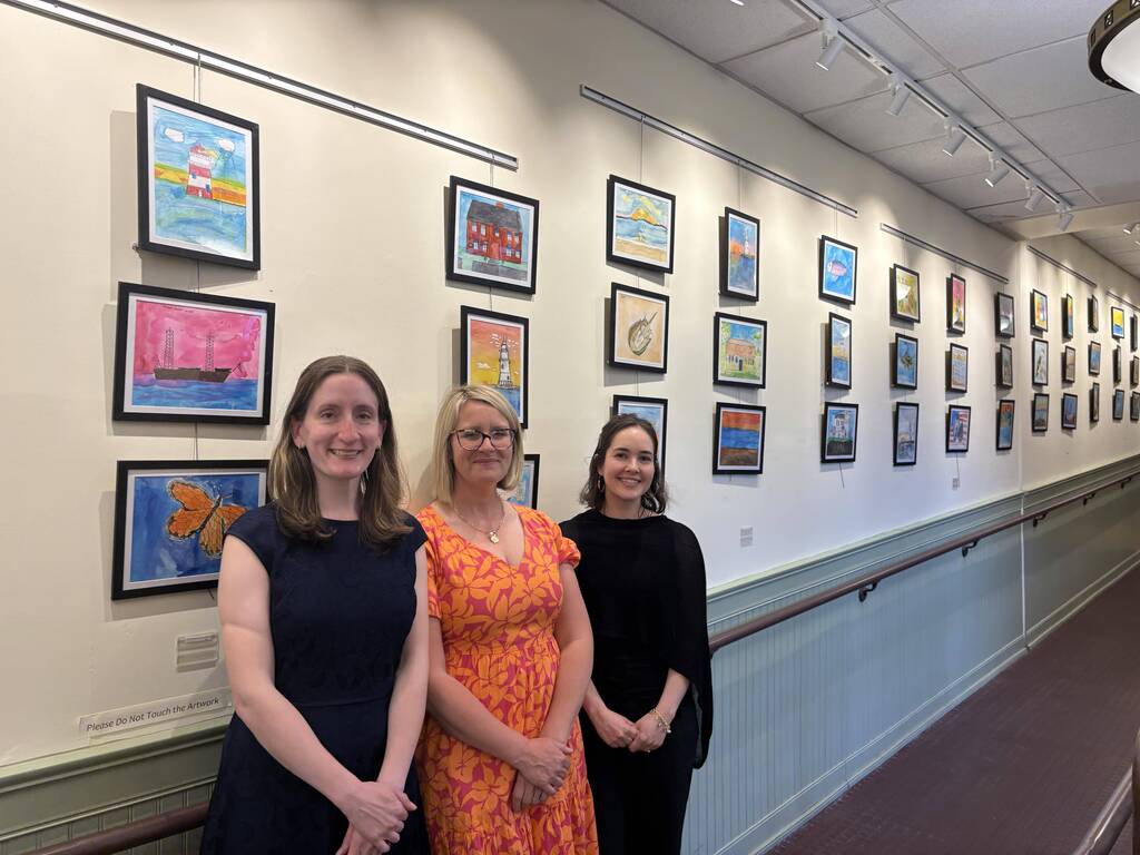 OSPS Visual Art teachers attended last night’s grand opening party.