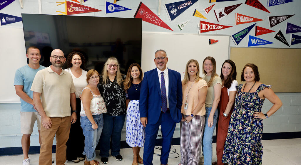 Dr. Cardona with Old Saybrook Pathways Coordinators