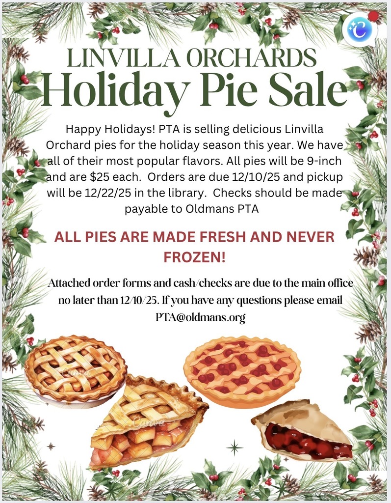 Holiday Pie Sale