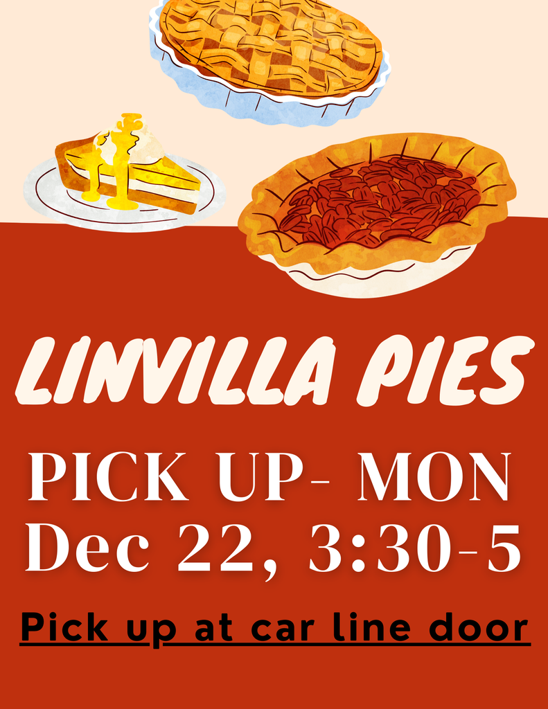 Red and Peach Pies Modern & Bold Community Events Thanksgiving Flyer - 1