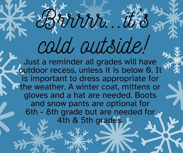 Snow gear reminder