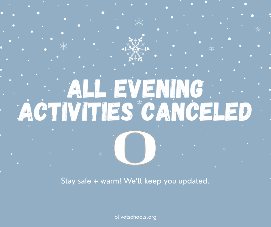 evening activities canceled
