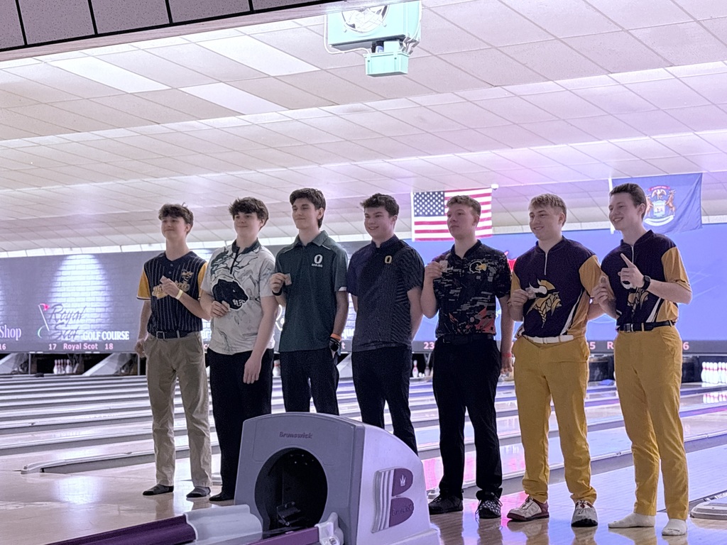 Congratulations to Michael Fitzner! Michael is a senior on the OHS Bowling Team and has qualified for the State competition.