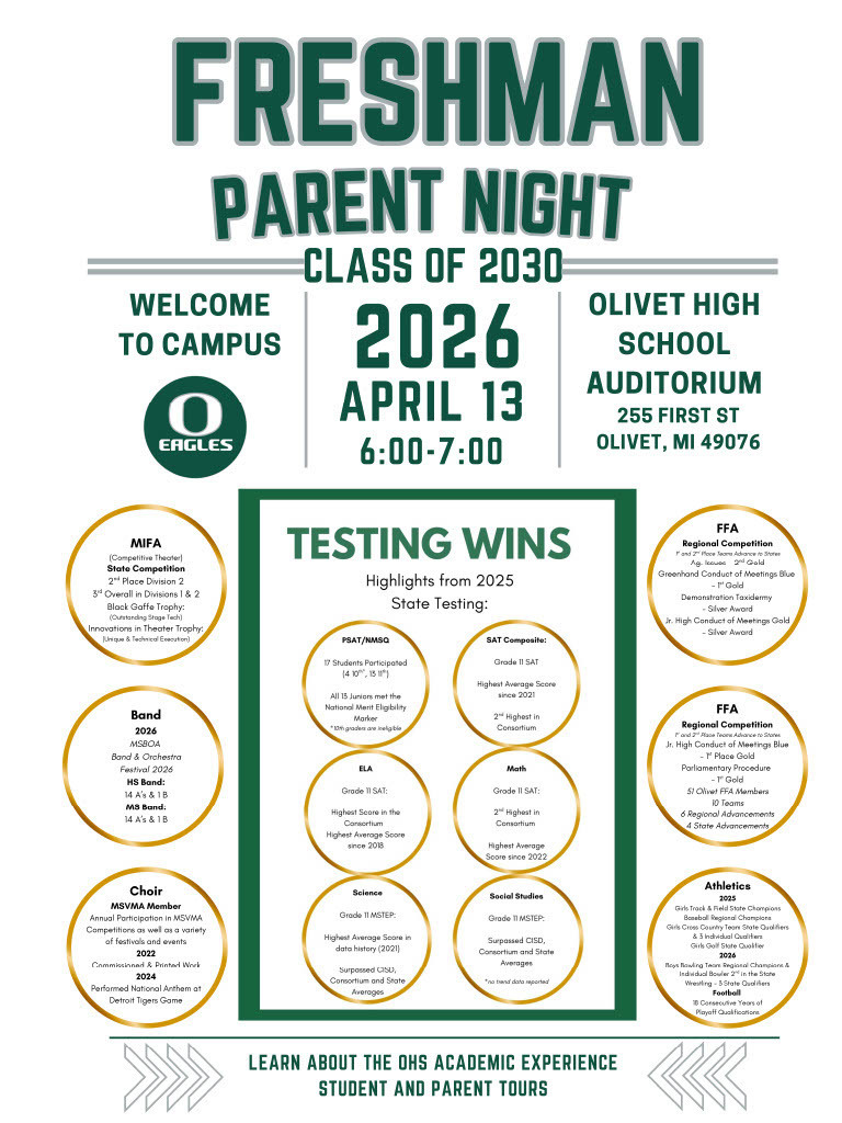 Please join us for the OHS Incoming Freshman Parent Night!