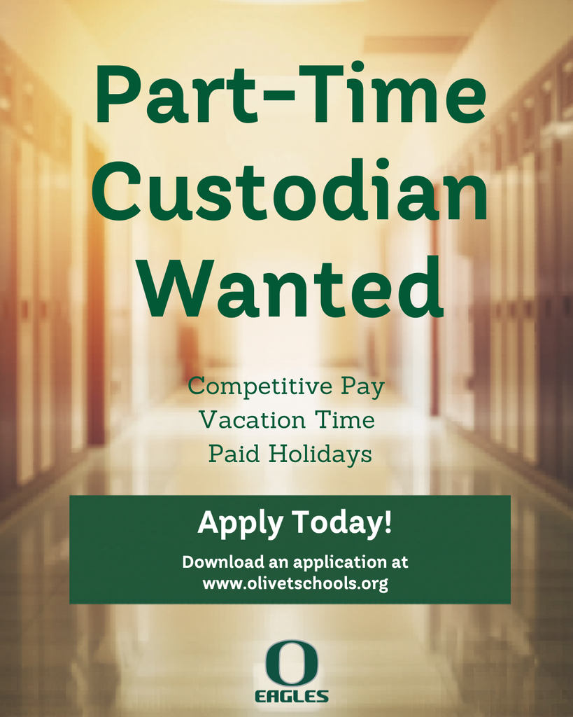 part time custodian employment ad