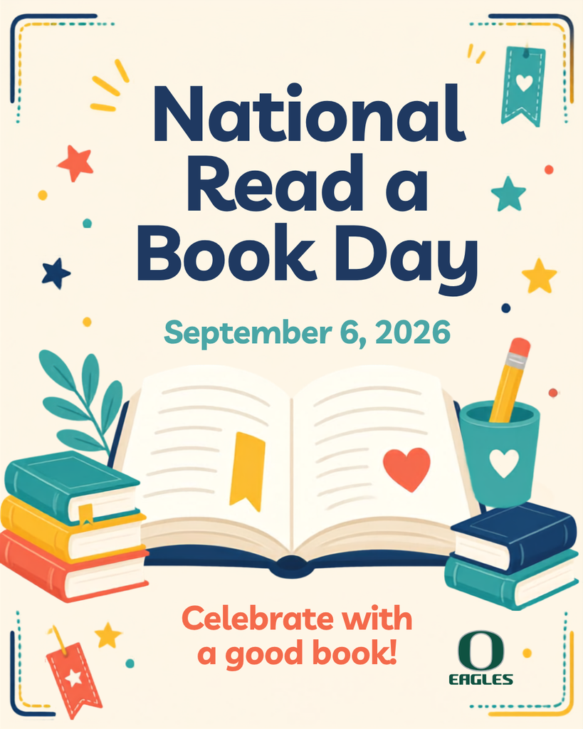 National Read A Book Day graphic
