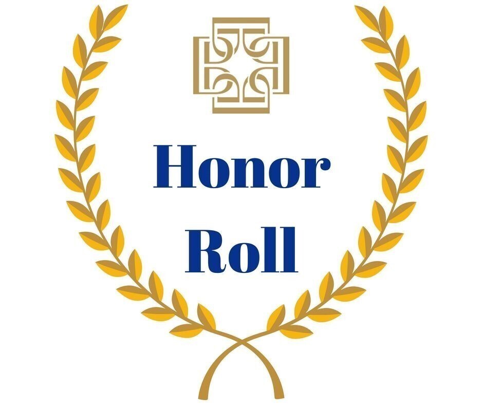 2nd Semester Honor/High Honor Roll 