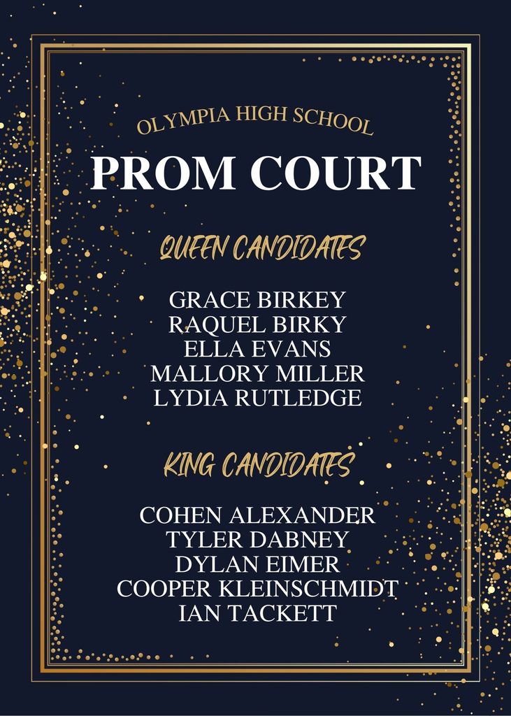 2025 Prom Court