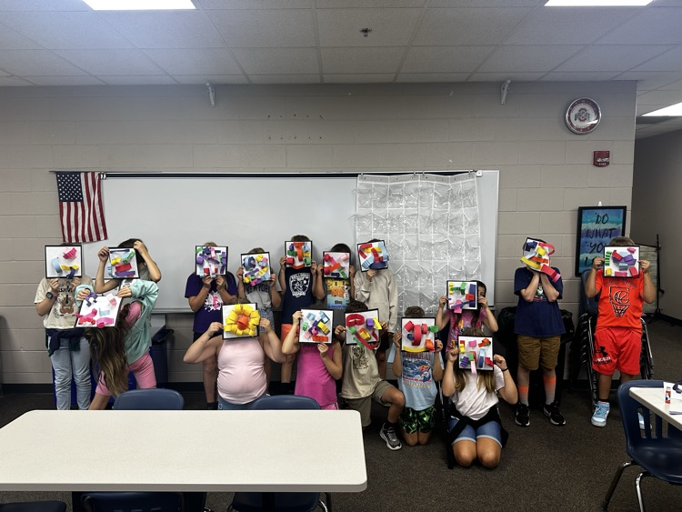 4th grade 3D line sculpture