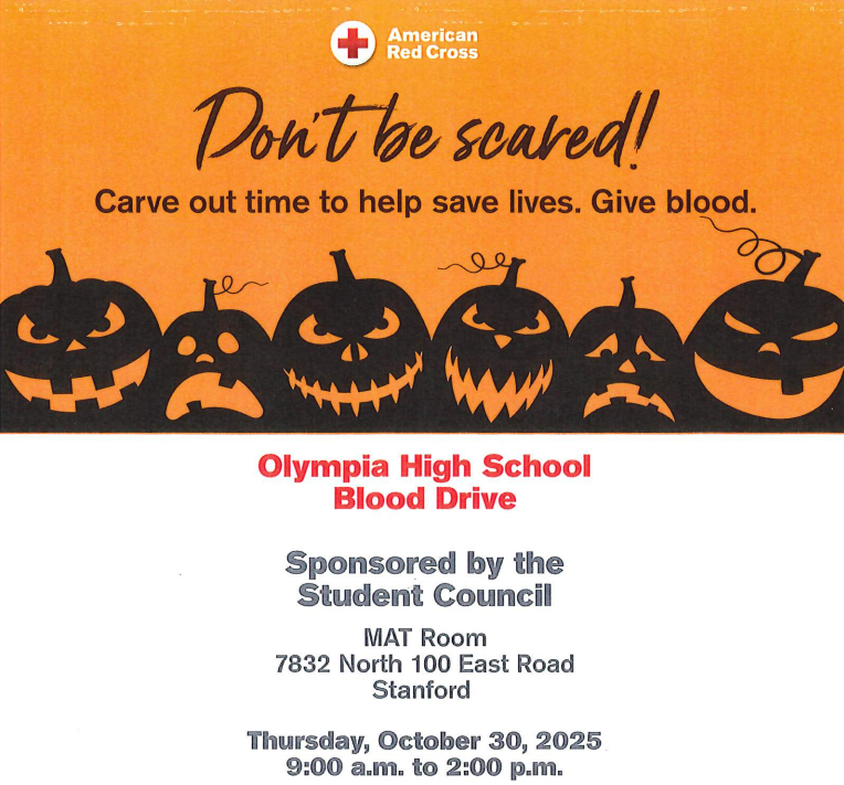 Blood drive poster