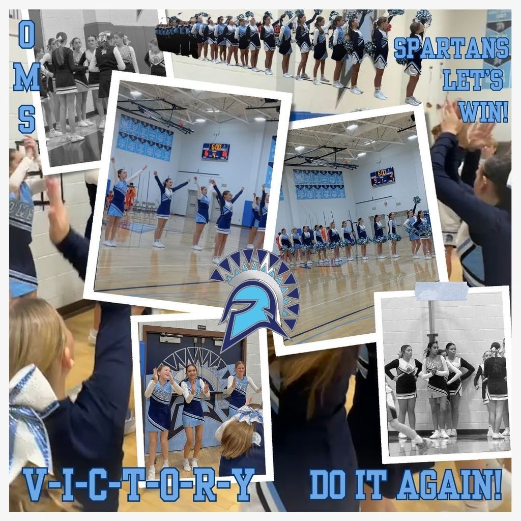 OMS CHEER photo collage