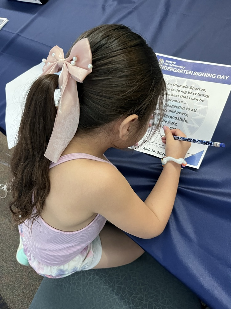 Kindergarten Signing Day