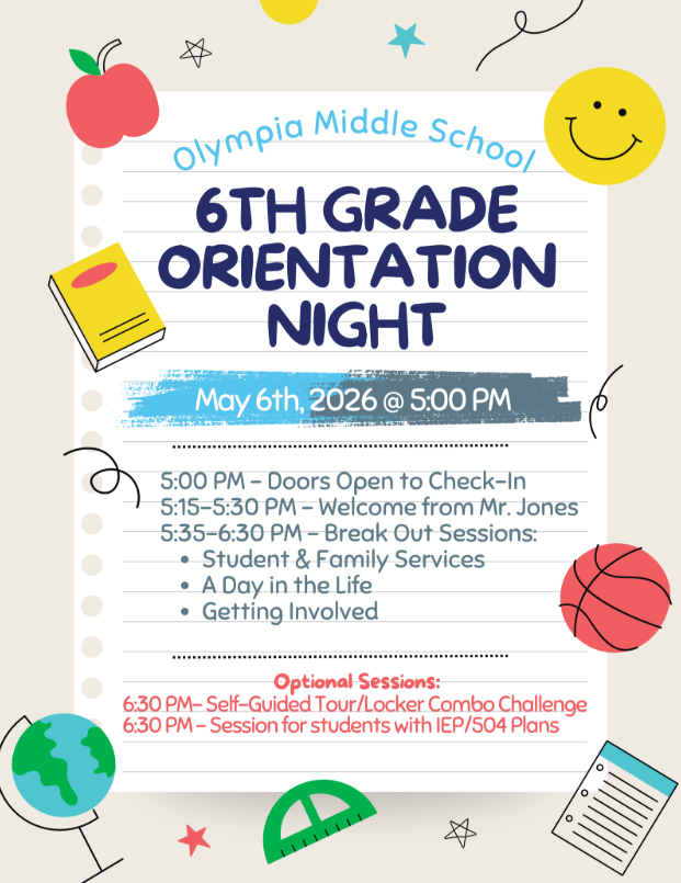 6th Grade Orientation Night