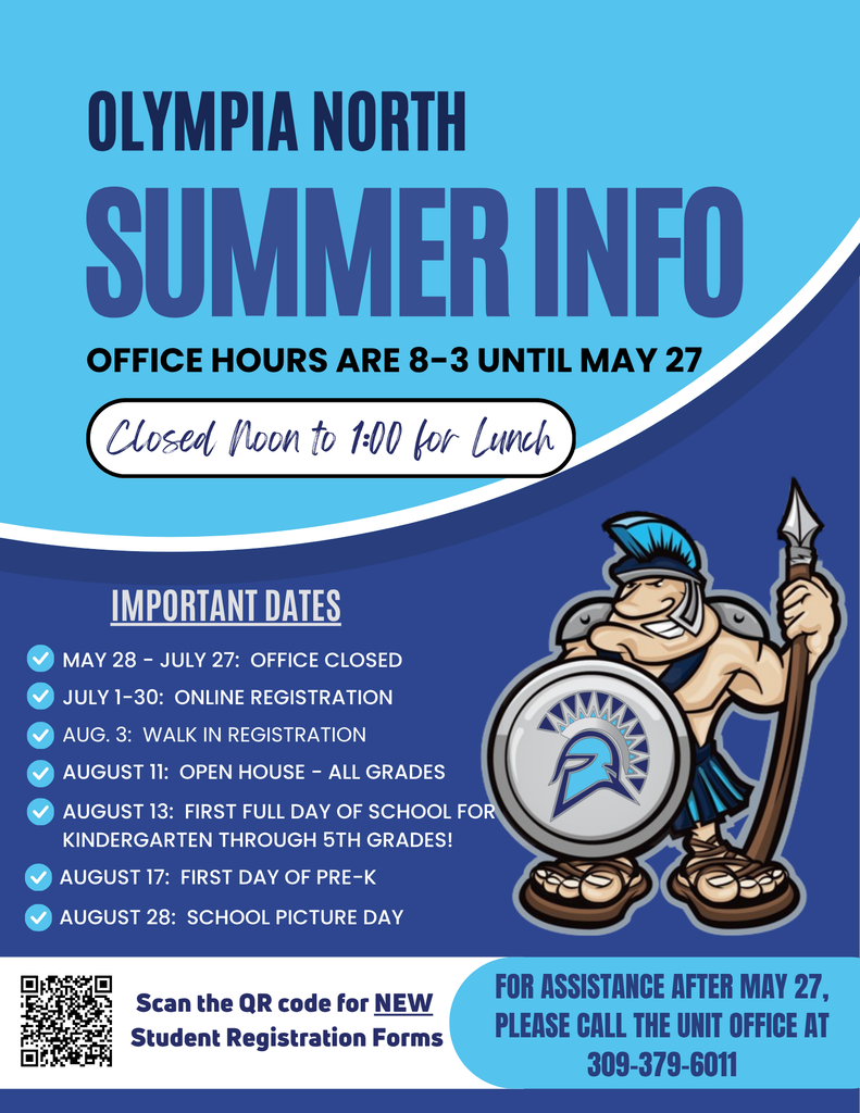 Olympia North Summer Information