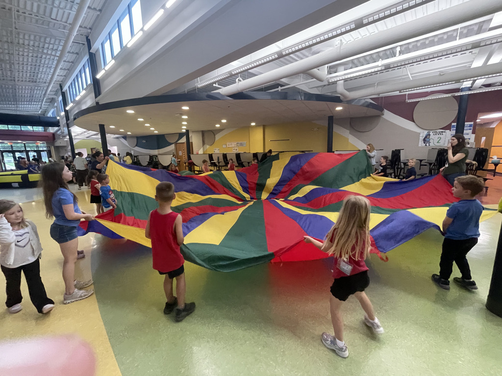 More parachute fun!