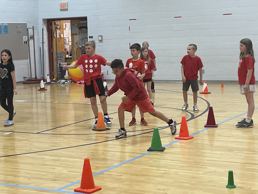Third graders enjoying Field Day.
