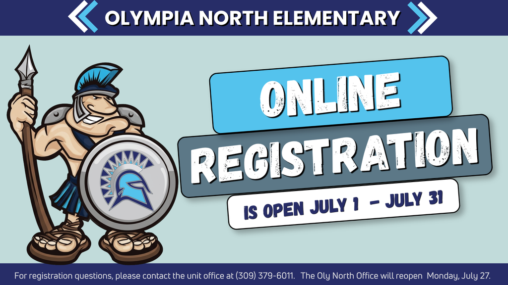 Online Registration is open July 1 through July 31