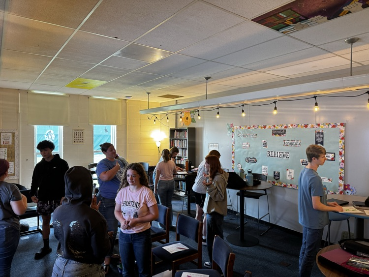 Students at work  