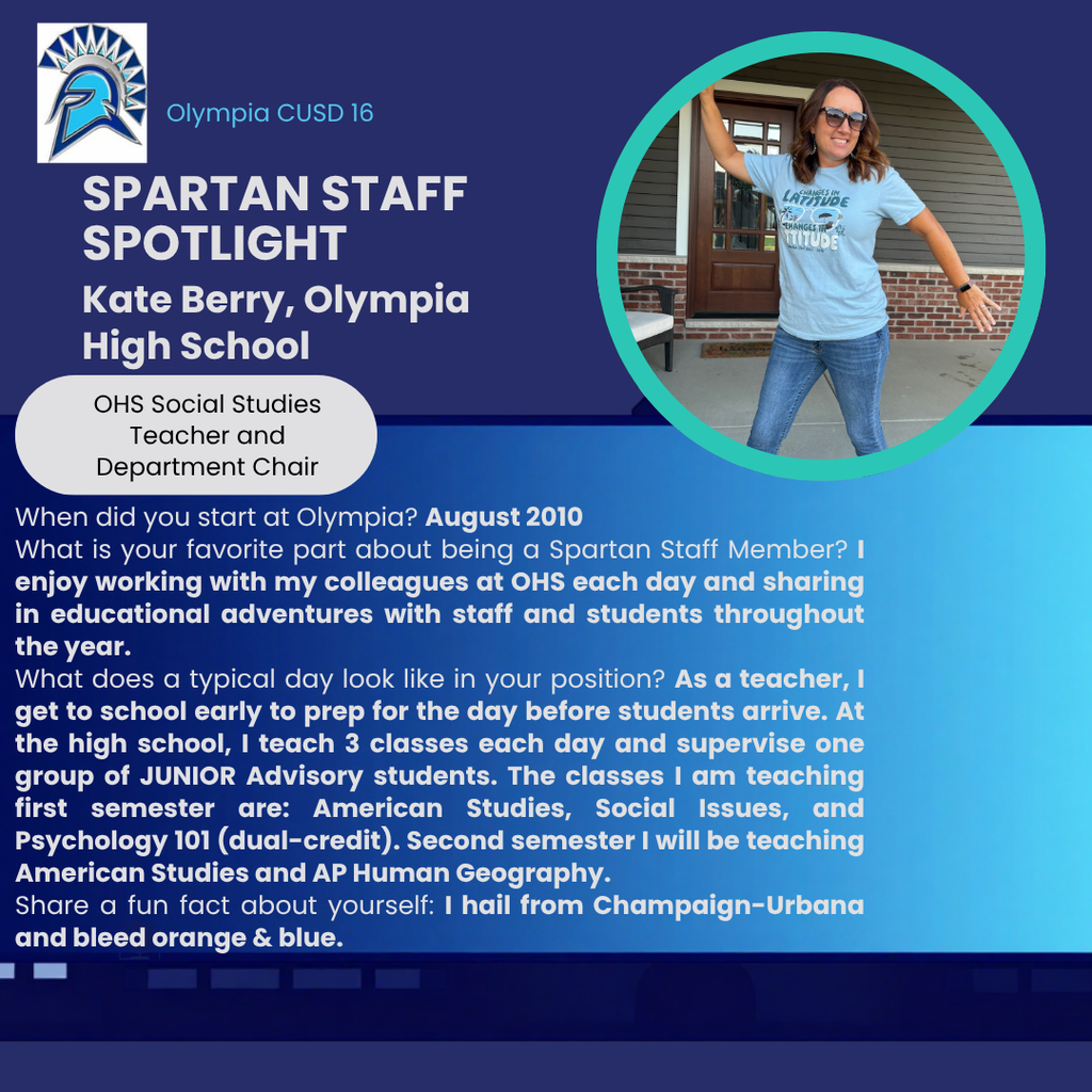 Kate Berry Spartan Staff Spotlight