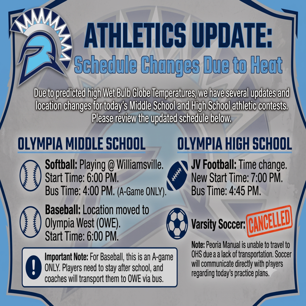 Schedule Changes