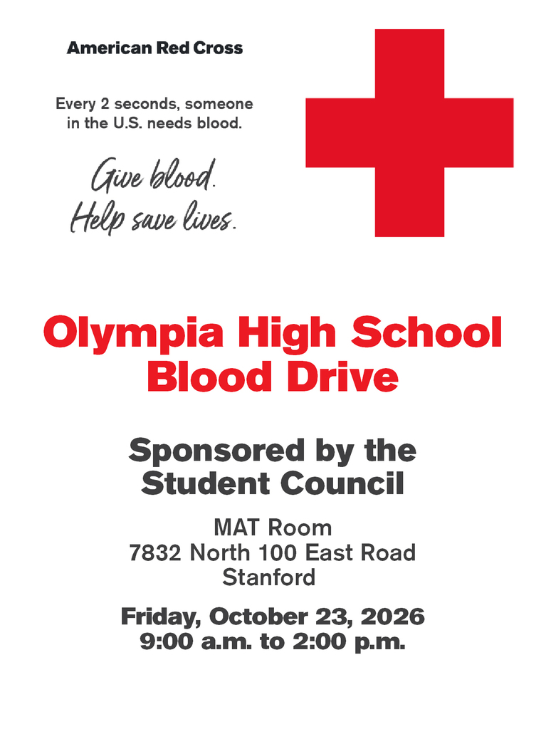 Blood drive Poster FA26