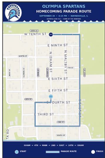 Waynesville parade route