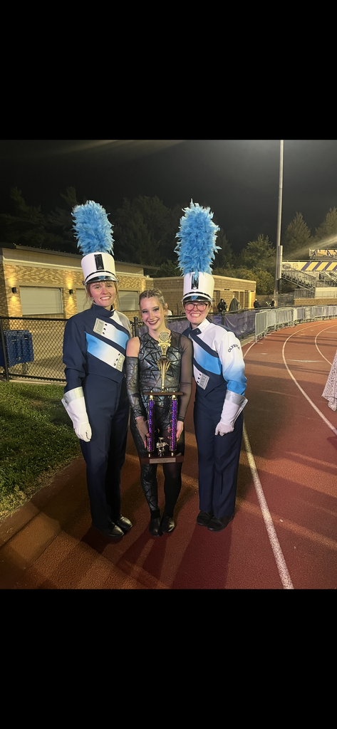 Drum Majors and Guard member