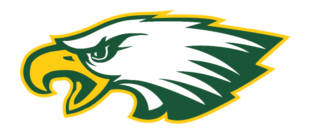 green, yellow, and white eagle head 