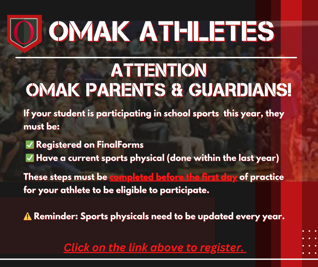 Omak Athletes Registration 