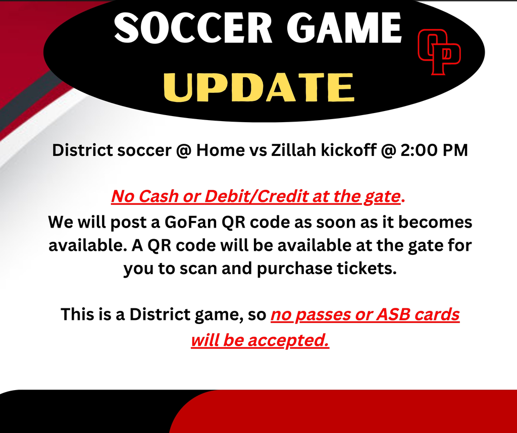 Soccer game update