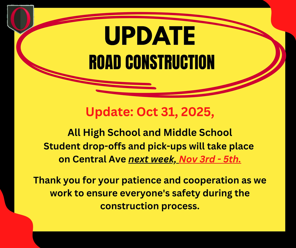 Road Construction Update.