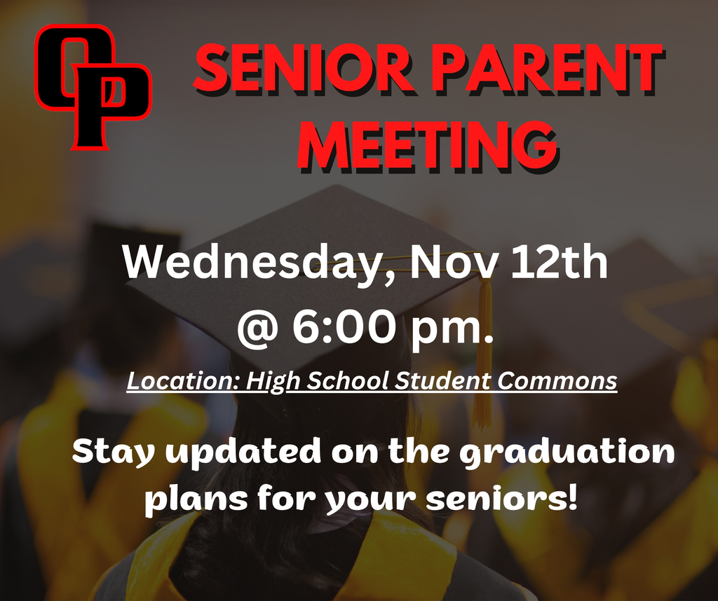 Senior Parent Meeting Nov 12th @ 6:00 pm
