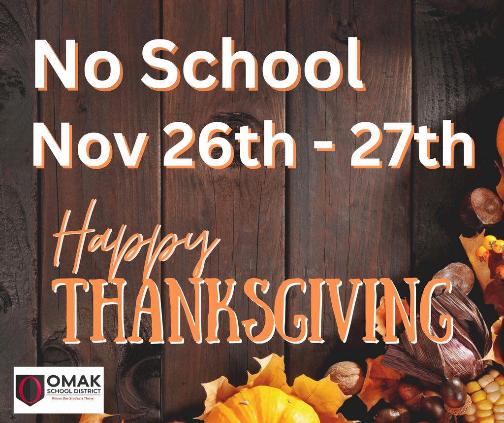 Thanksgiving Break November 26 & 27
