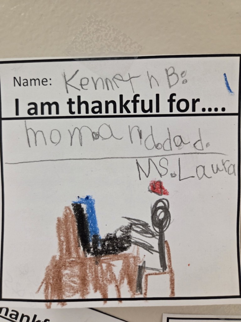 Ms. Laura feeling so honored.