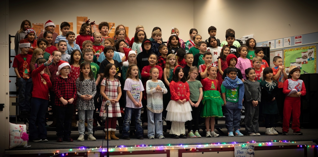North Elementary 2nd-grade concert.