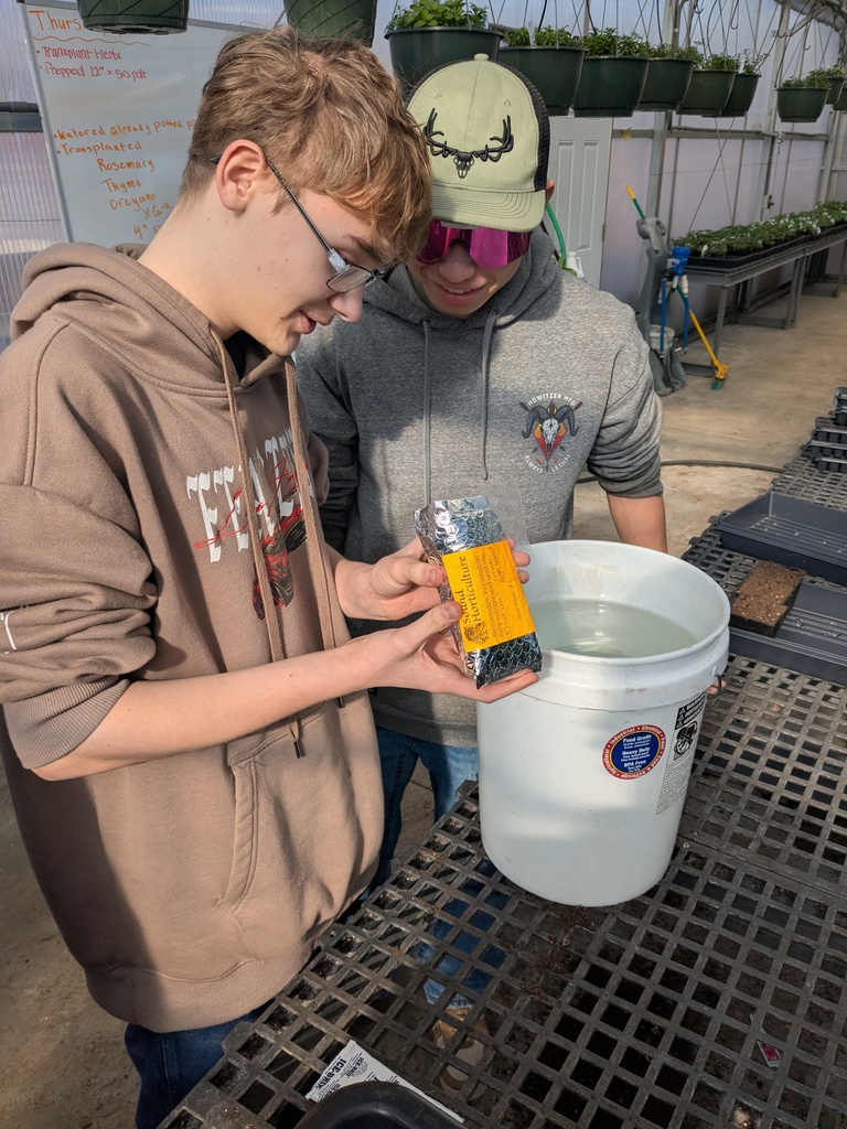 OHS greenhouse operations students David Oakman and Trevor Marchand explore the benefits of using parasitic nematodes to protect our plants.