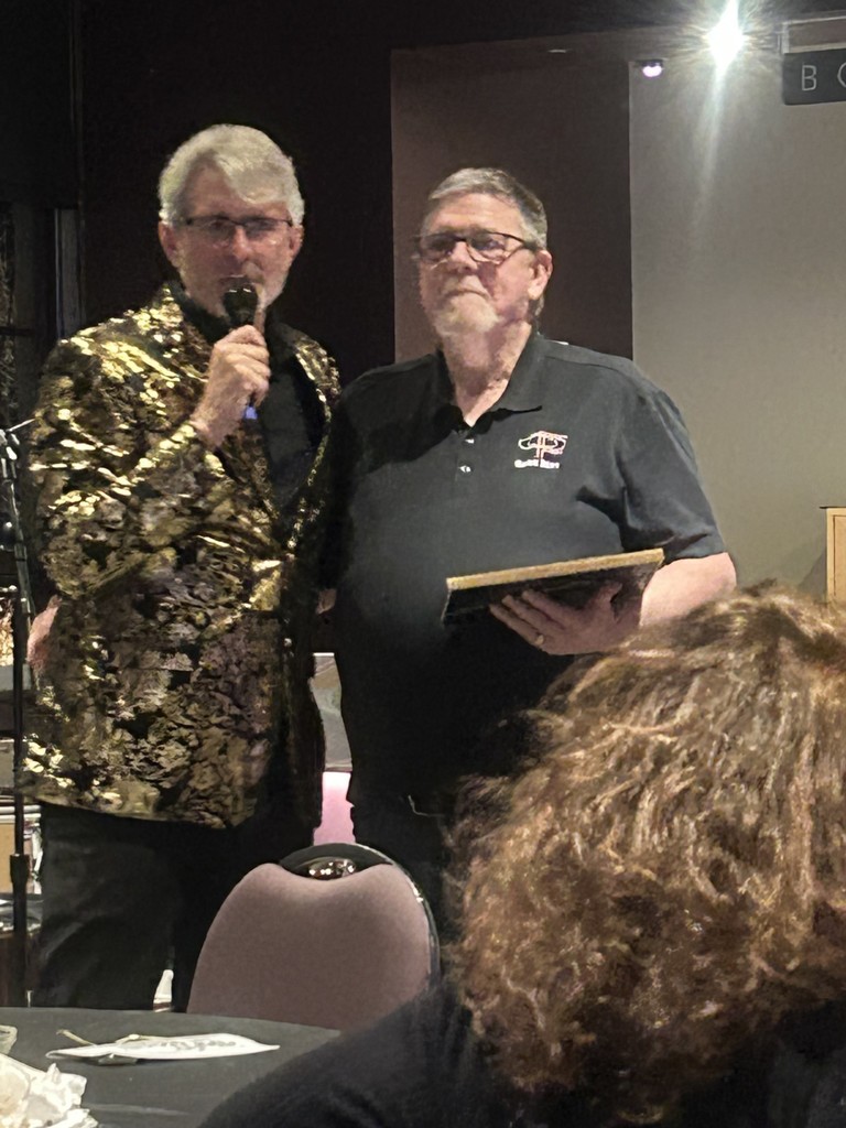 Don Pearce - Award from the DeMiro Jazz Festival