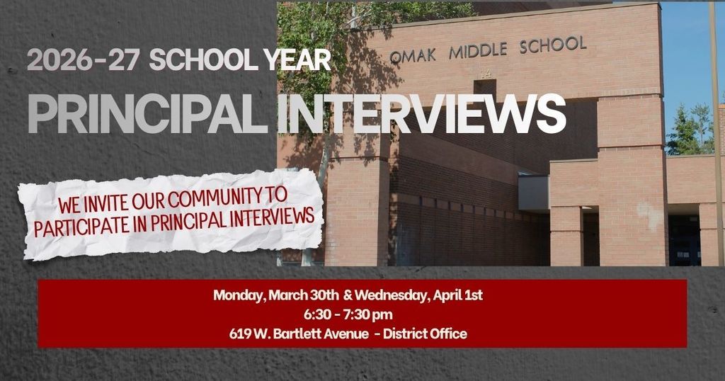 Middle School Principal Interviews