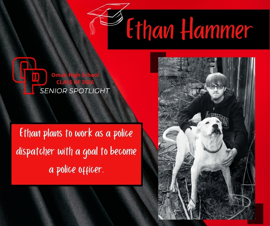 2026 Omak Senior Spotlight - Ethan Hammer Congratulations!