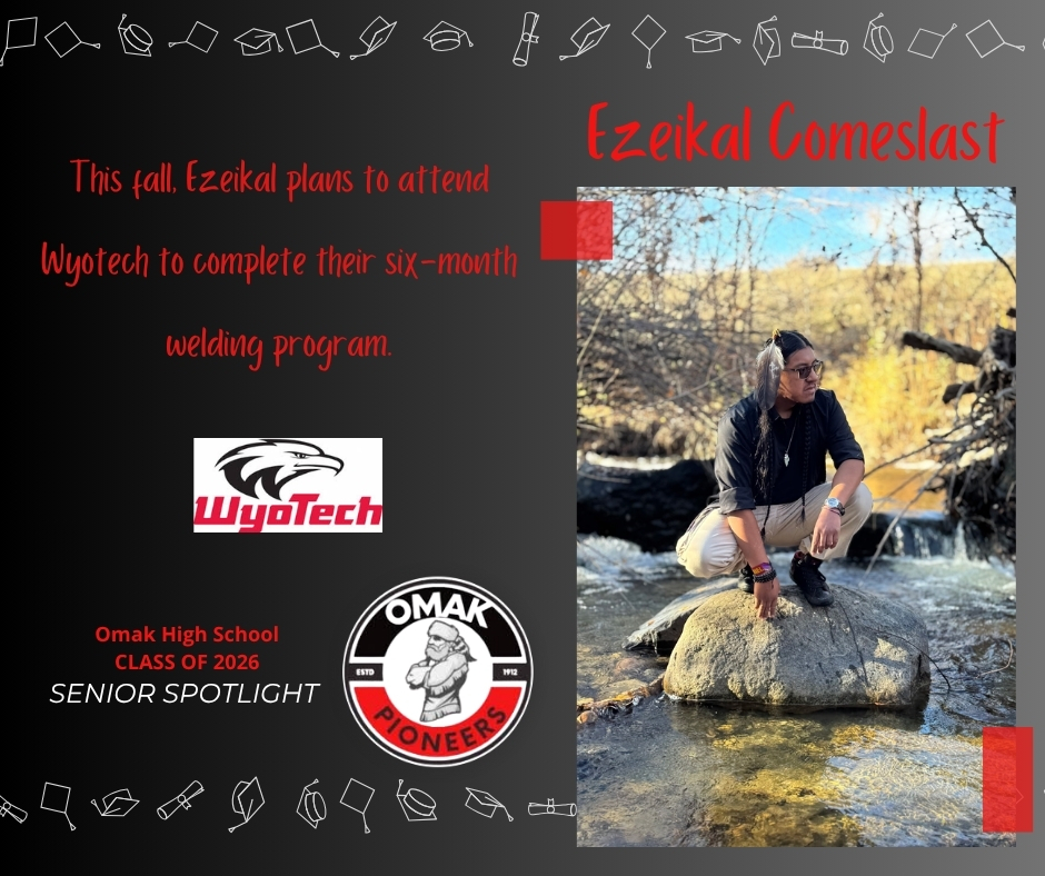 2026 Omak Senior Spotlight - Ezeikal Comeslast Congratulations!