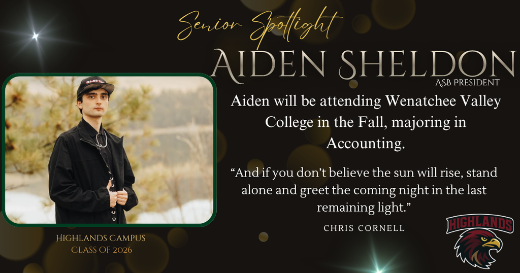 2026 Omak Senior Spotlight - Aiden Sheldon Congratulations!