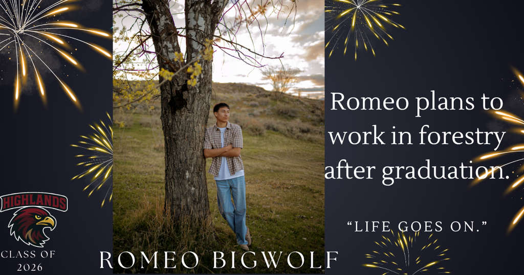 2026 Senior Spotlight - Romeo Bigwolf 