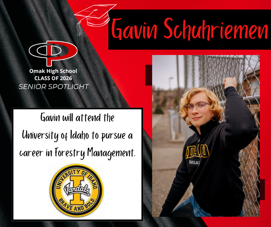 2026 Senior Spotlight - Gavin Schuhriemen