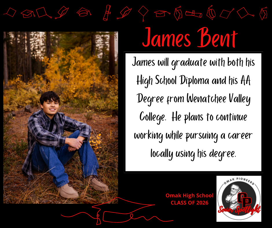 2026 Senior Spotlight - James Bent