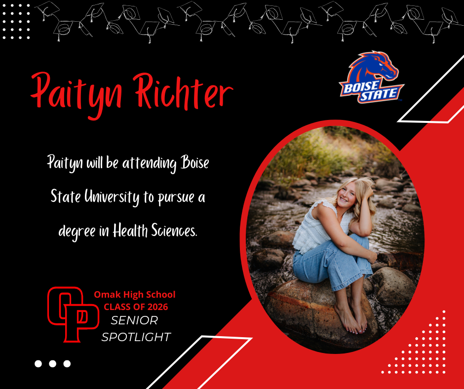 2026 Senior Spotlight - Paityn Richter