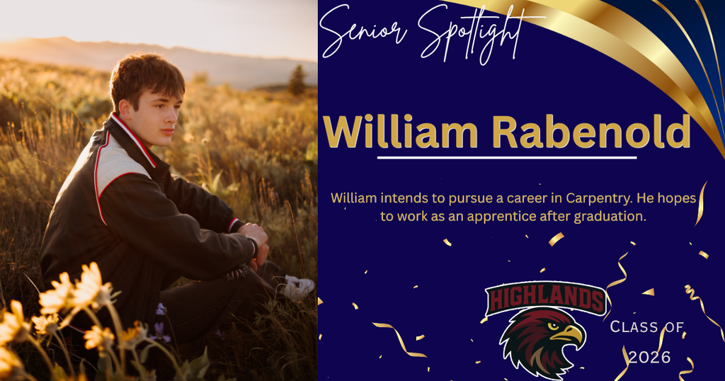 2026 Senior Spotlight - William Rabenold